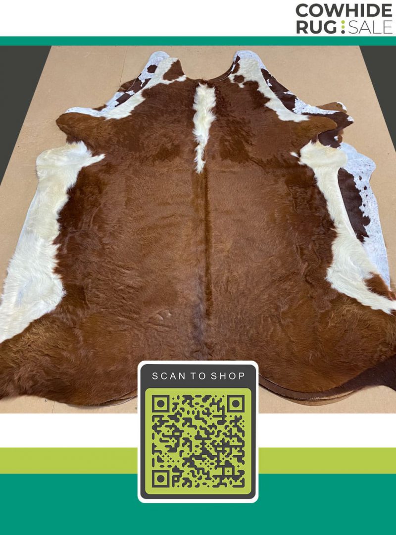 Large Texas Longhorn Cow Hide 7′ x 8′ LH2357 COWHIDE RUG SALE