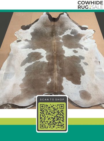 Greyish Spotted Cowhide 6 X 7 Grw 07 451