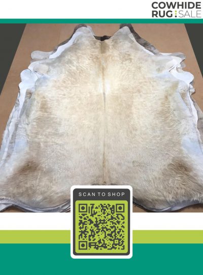 Ivory White Cowhide 6 X 7 Wh 31 87