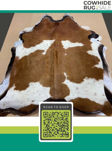 Large Brown And White Cowhide 7 X 8 Brw 7 432