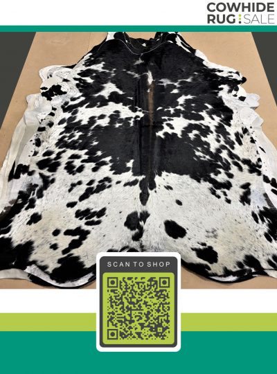 Large Texas Longhorn Cow Hide 7 X 8 Lh 23 57