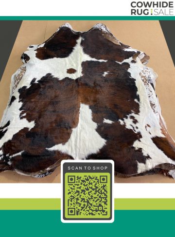 Large Tricolor Cow Skin 7 X 8 Tr 26 273