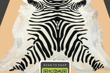 Medium Zebra Hide 6 X 7 Ap 14 03