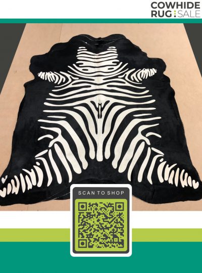 Reverse Zebra Cowhide 6 X 7 Ap 11 03