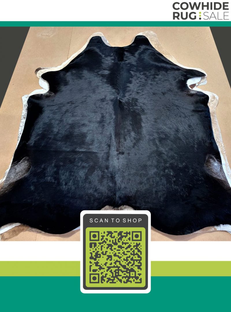 Large White Cowhide 7′ x 8′ WH2342 COWHIDE RUG SALE