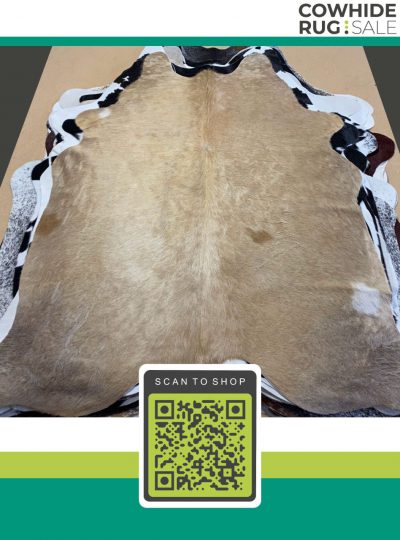 Small Beige Cowhide 5 X 6 Be 15 231 1