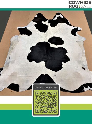 Small Bw Cow Hide 5 X 6 Feet Bw 3 158