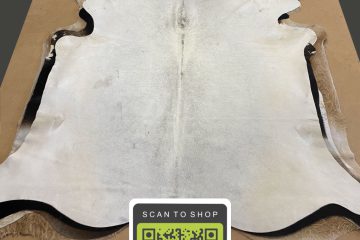 Small White Cowhide 5 X 6 Wh 18 58