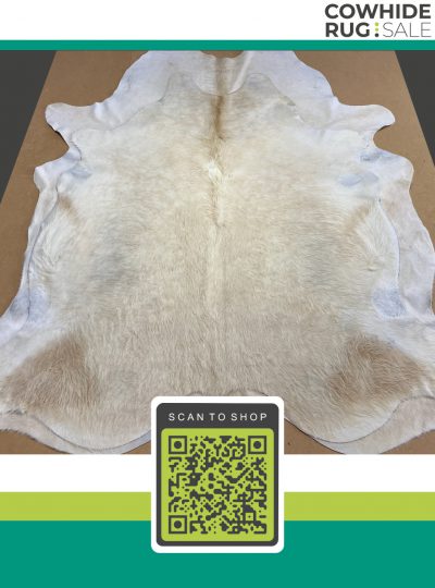 Small White Cowhide 5 X 6 Wh 20 45
