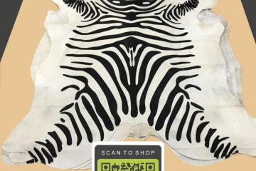Small Zebra Cowhide 5 X 6 Ap 04 01