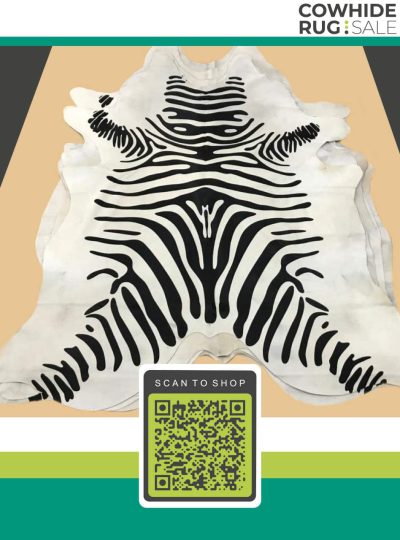 Small Zebra Cowhide 5 X 6 Ap 04 01