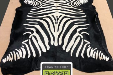 Small Zebra Cowhide 5 X 6 Ap 24 01