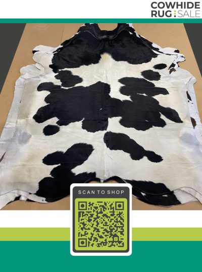 Spotted Bw Cow Hide 7 X 8 Feet Bw 05 174