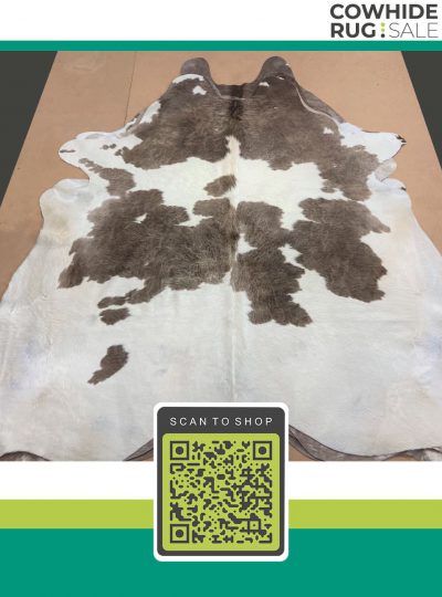 Spotted Grey Cow Hide 6 X 7 Grw 26 457