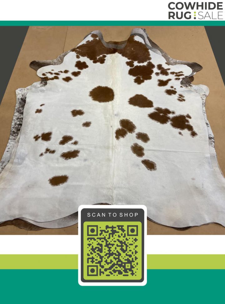 Large Texas Longhorn Cow Hide 7′ x 8′ LH2357 COWHIDE RUG SALE