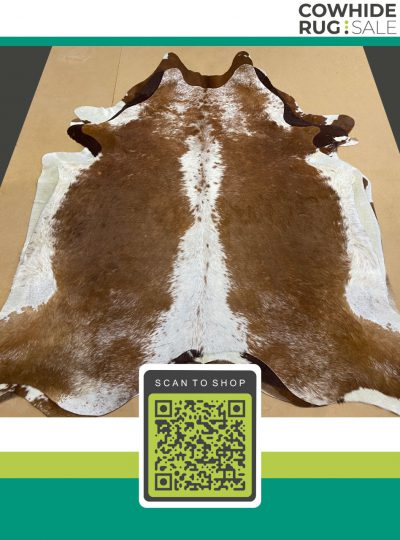 Two Sides Brown Cowhide 6 X 7 Brw 30 82