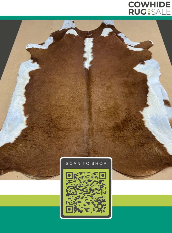 Ultra Light SP Cowhide 5′ x 6′ SP0533 COWHIDE RUG SALE